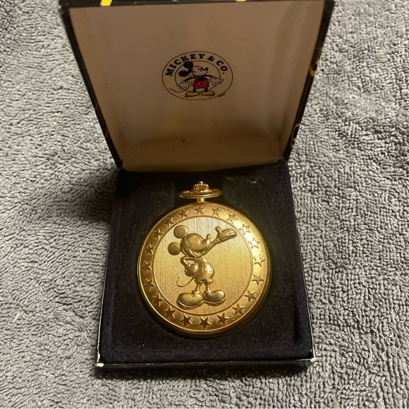 Mickey Mouse Pocket Watch Vintage collectable By Colibri Swiss movement - Picture 2 of 10
